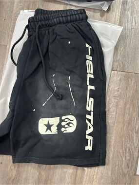 Hellstar Black Men's Cargo Shorts